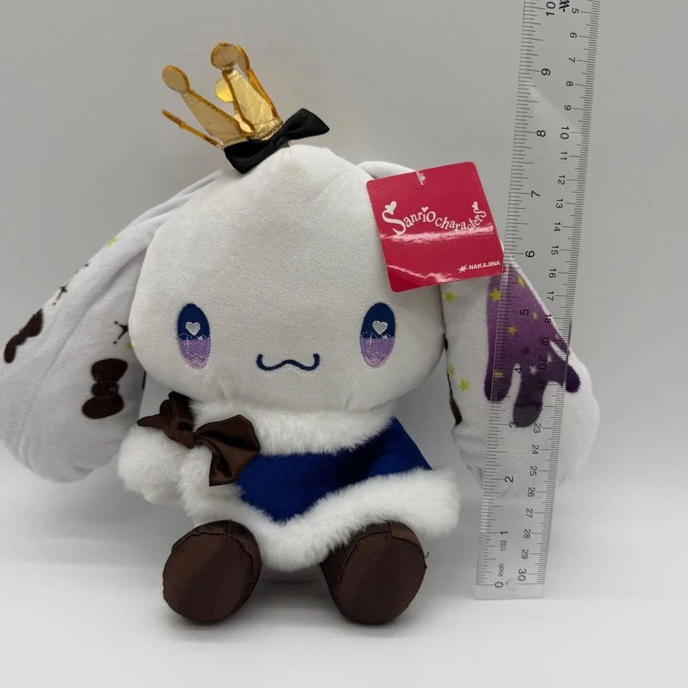 Sanrio Cinnamoroll Idol Color Mascot Plush Gold Crown Blue Cape Nakajima Corp